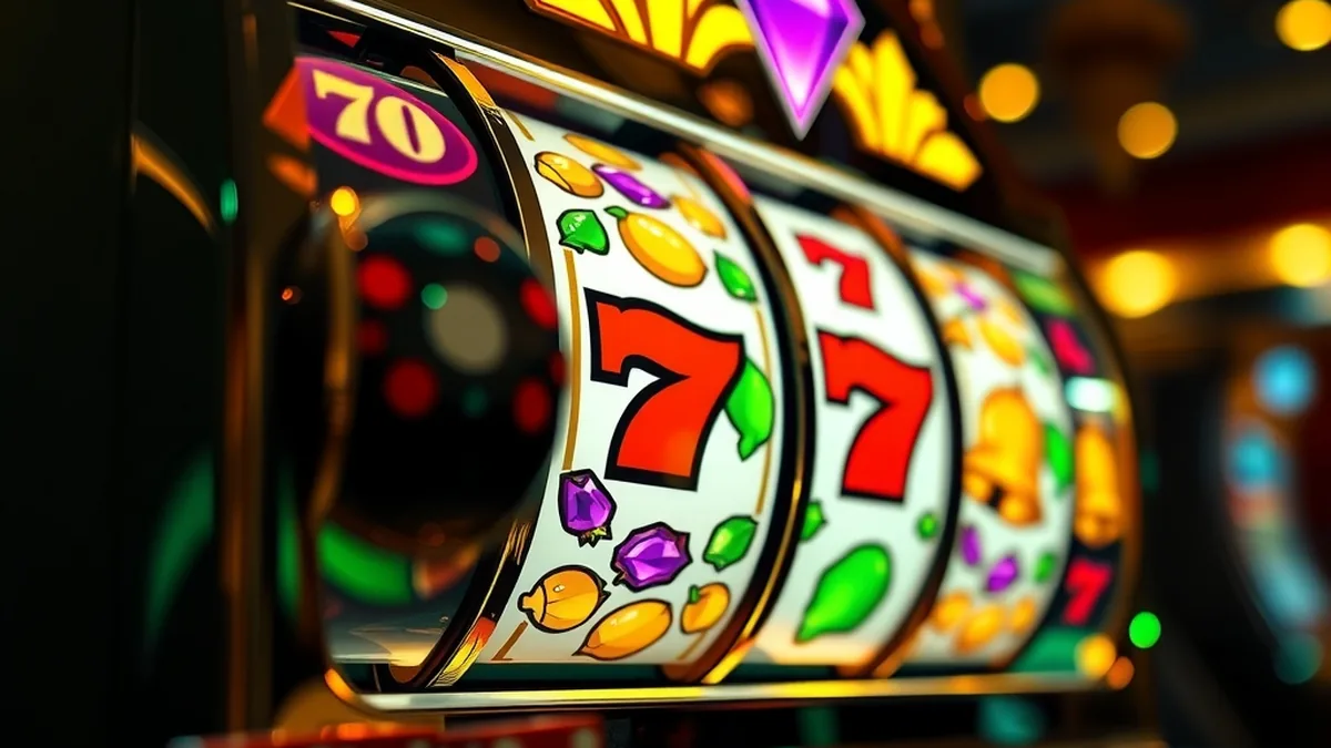 Rouleaux de machine à sous avec fruits et gemmes sur le casino Westace